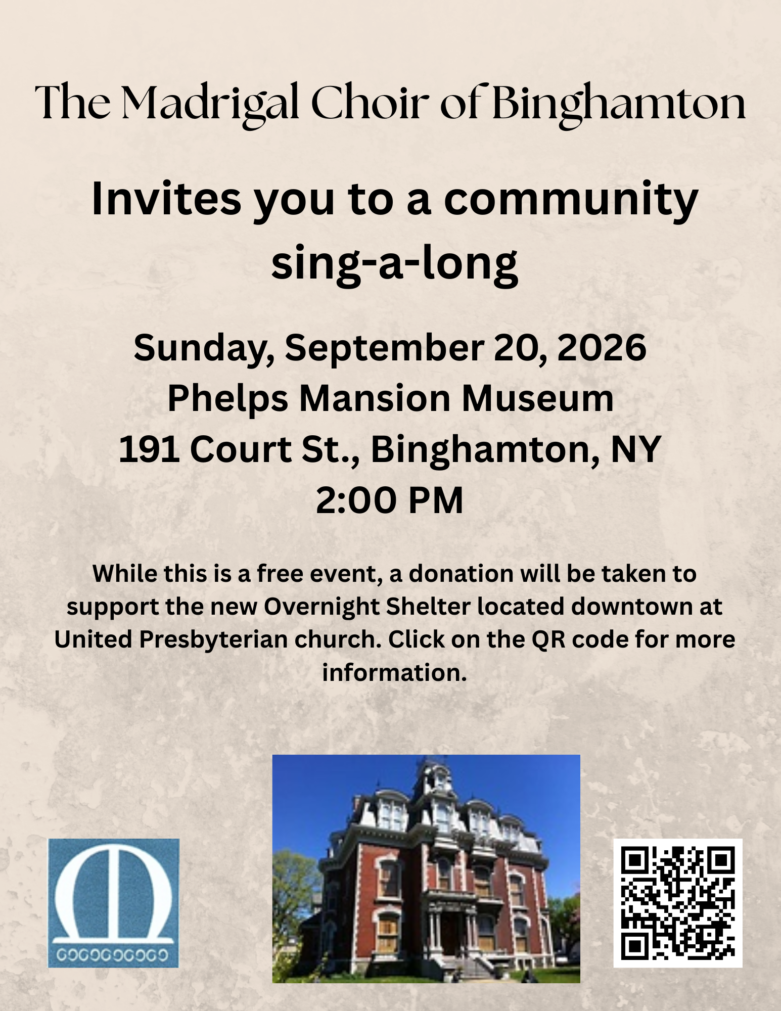 Sing a-long flyer